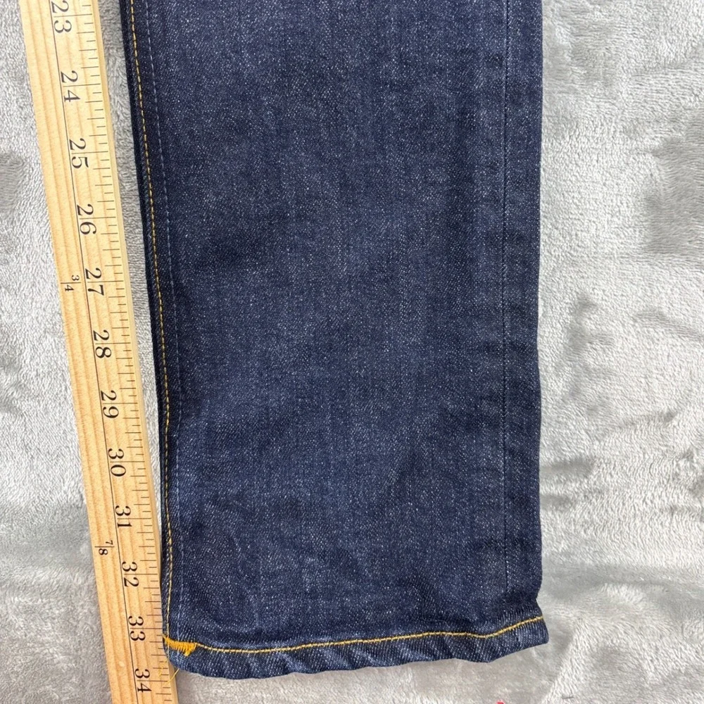 Nudie Jeans Co Jeans Mens 33 Thin Finn Dark Blue Dry Indigo EUC